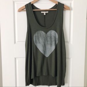 Express Olive Hi-Low Tank - NEW